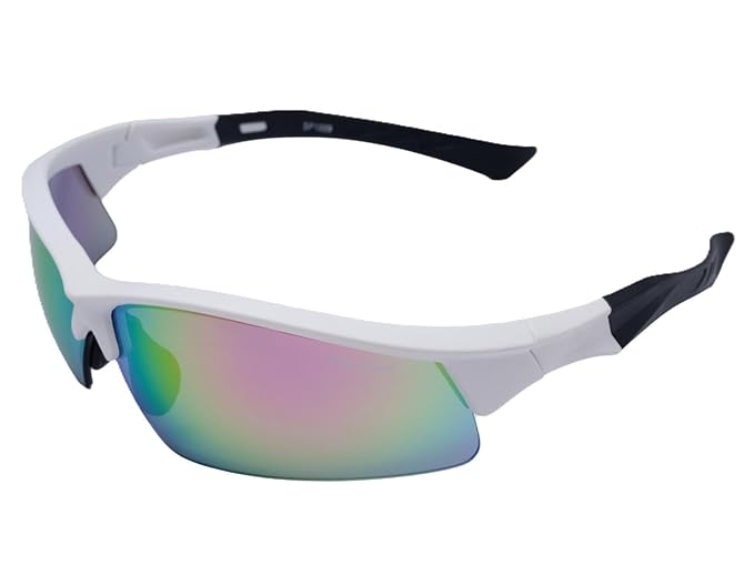Mayhem Sports Sunglass UV Protected Men & Women - Frame White/Lens Gradient (MAYS-SP1009)