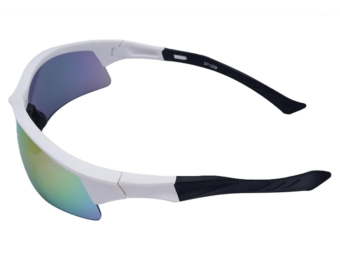 Mayhem Sports Sunglass UV Protected Men & Women - Frame White/Lens Gradient (MAYS-SP1009)