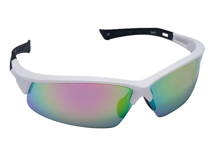 Mayhem Sports Sunglass UV Protected Men & Women - Frame White/Lens Gradient (MAYS-SP1009)