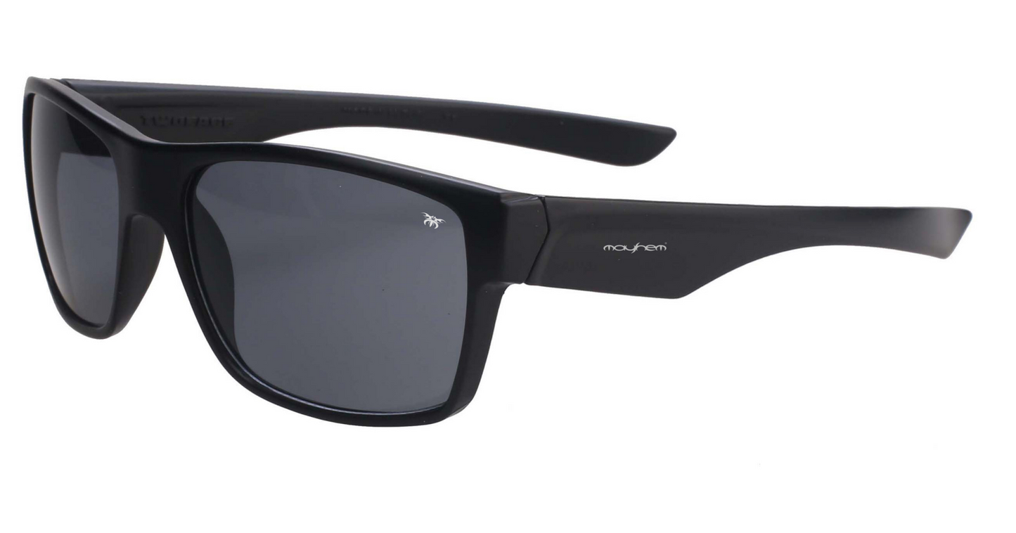 Mayhem Sunglasses UV Protected Men & Women - Frame Black/Lens Black ( AU9003 )