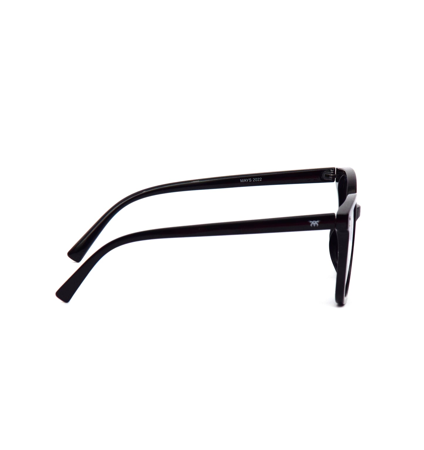 Mayhem Sunglasses Wayfarer UV Protected Men & Women - Frame Matt Black/Lens Smoke ( MAYS-2022 )