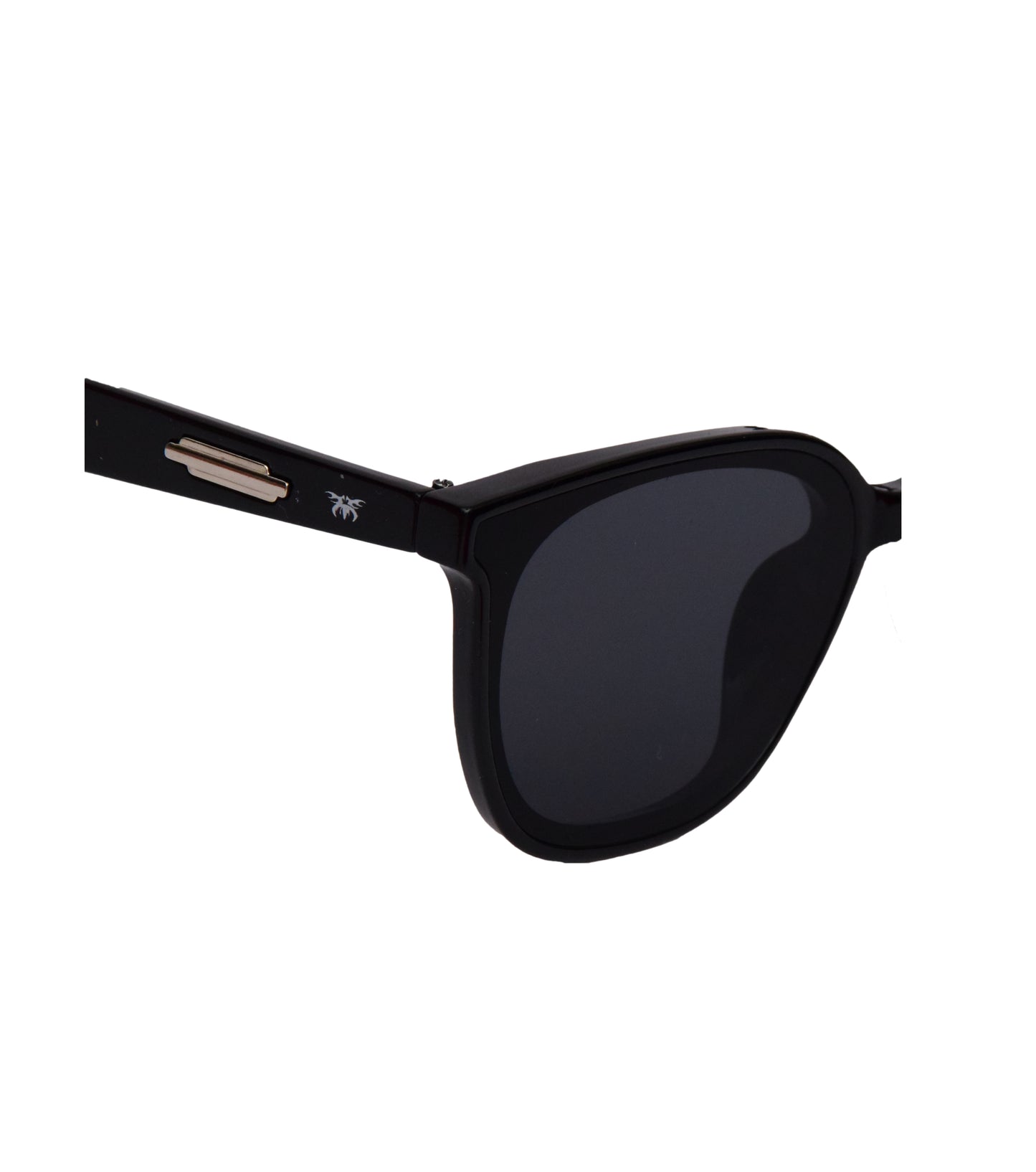 Mayhem Sunglasses Wayfarer UV Protected Men & Women - Frame Shiny Black/Lens Smoke ( MAYS-2021 )