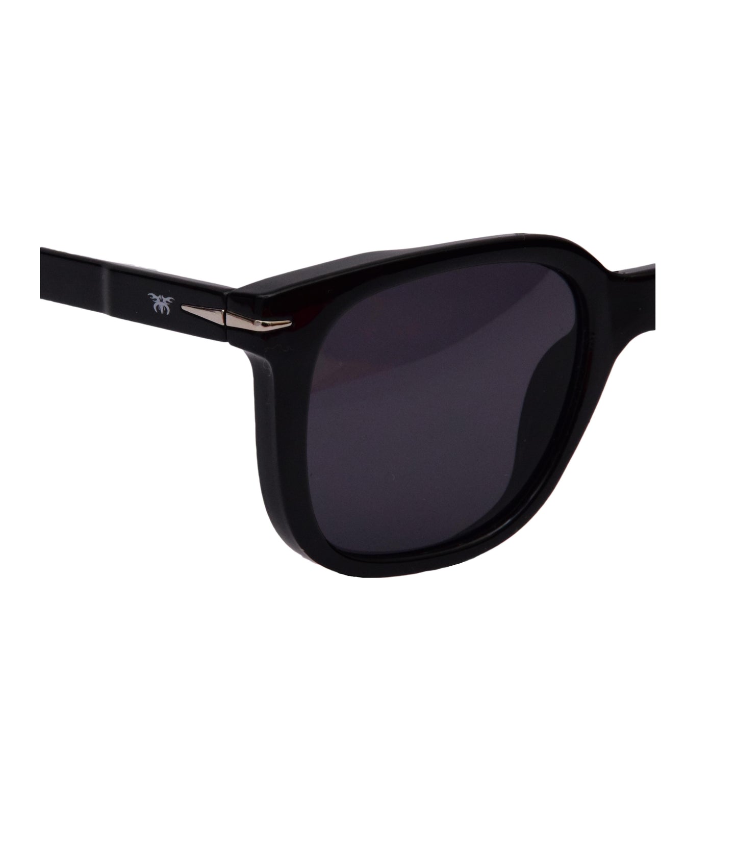 Mayhem Sunglasses Wayfarer UV Protected Men & Women - Frame Black/Lens Smoke ( MAYS - 2027 )