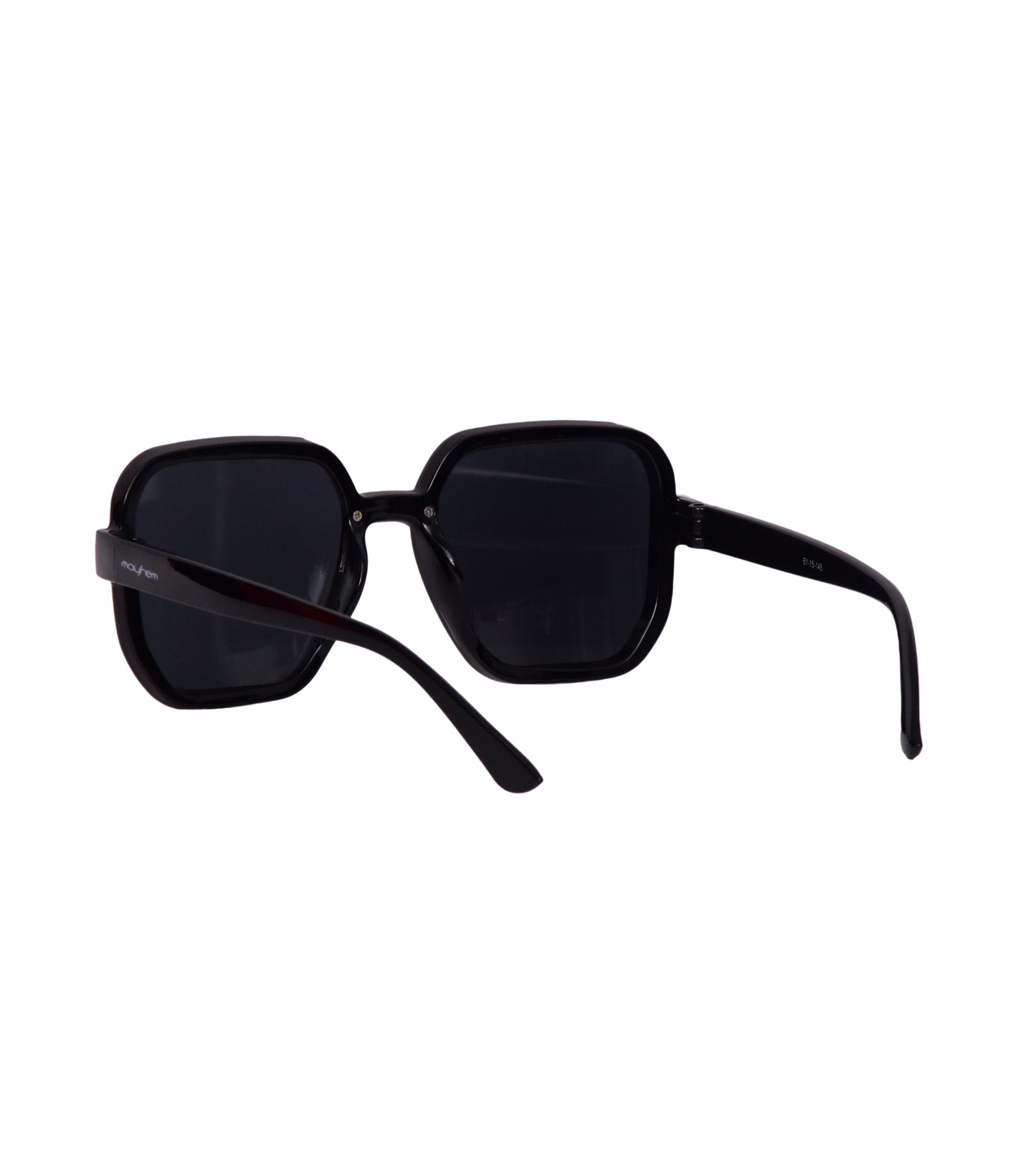 Mayhem Sunglasses Square UV Protected Men & Women - Frame Brown/Lens Black ( MAYS - 2034 )