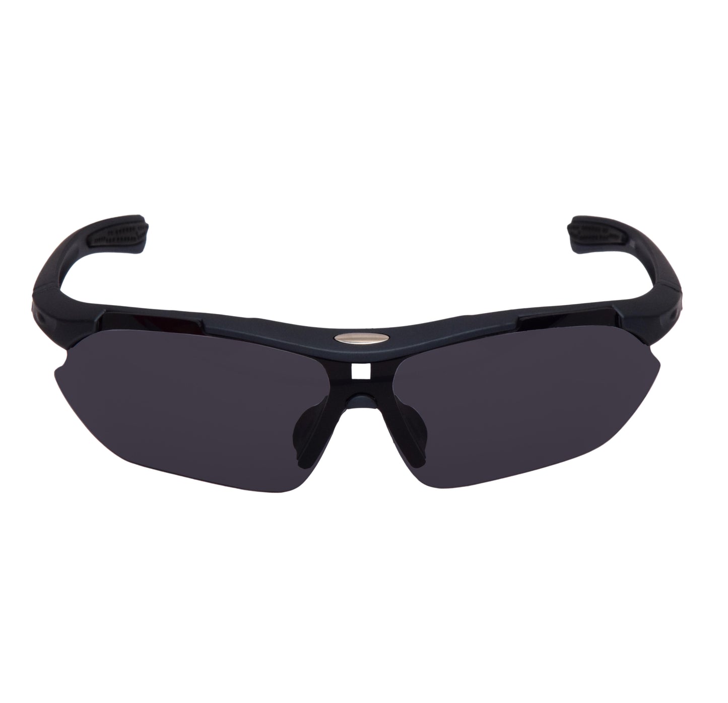 Mayhem Sunglasses Wraparound UV Protected Men & Women - Frame Black/Lens Smoky ( MAYS - 2033 )