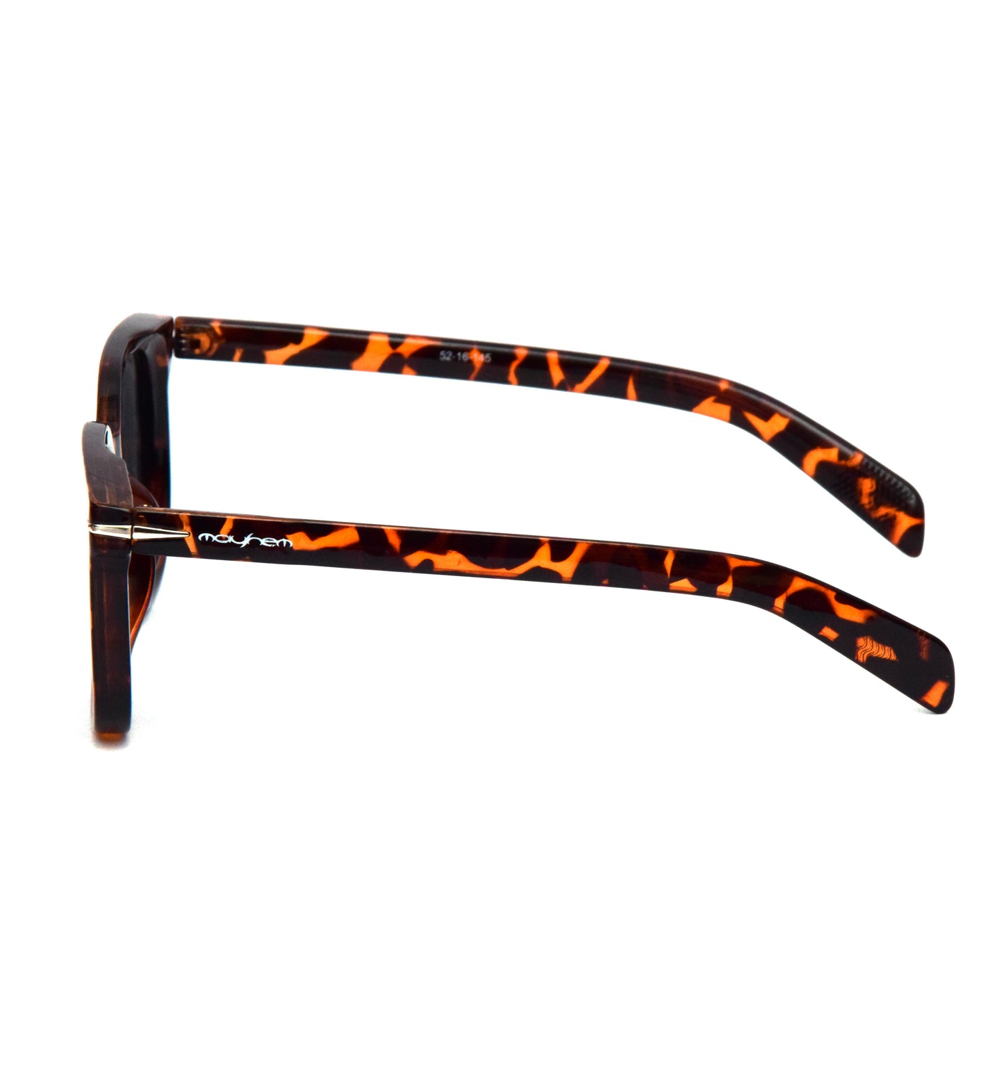 Mayhem Sunglasses Wayfarer UV Protected Men & Women - Frame Brown/Lens Smoke ( MAYS-2028 )