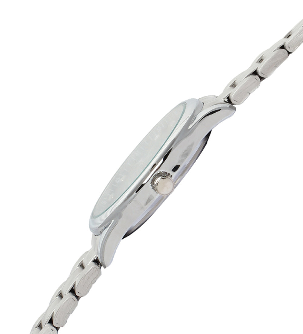 Mayhem Analog Watch - For Men / Silver Chain / Black Dial (MAY-W-013 )