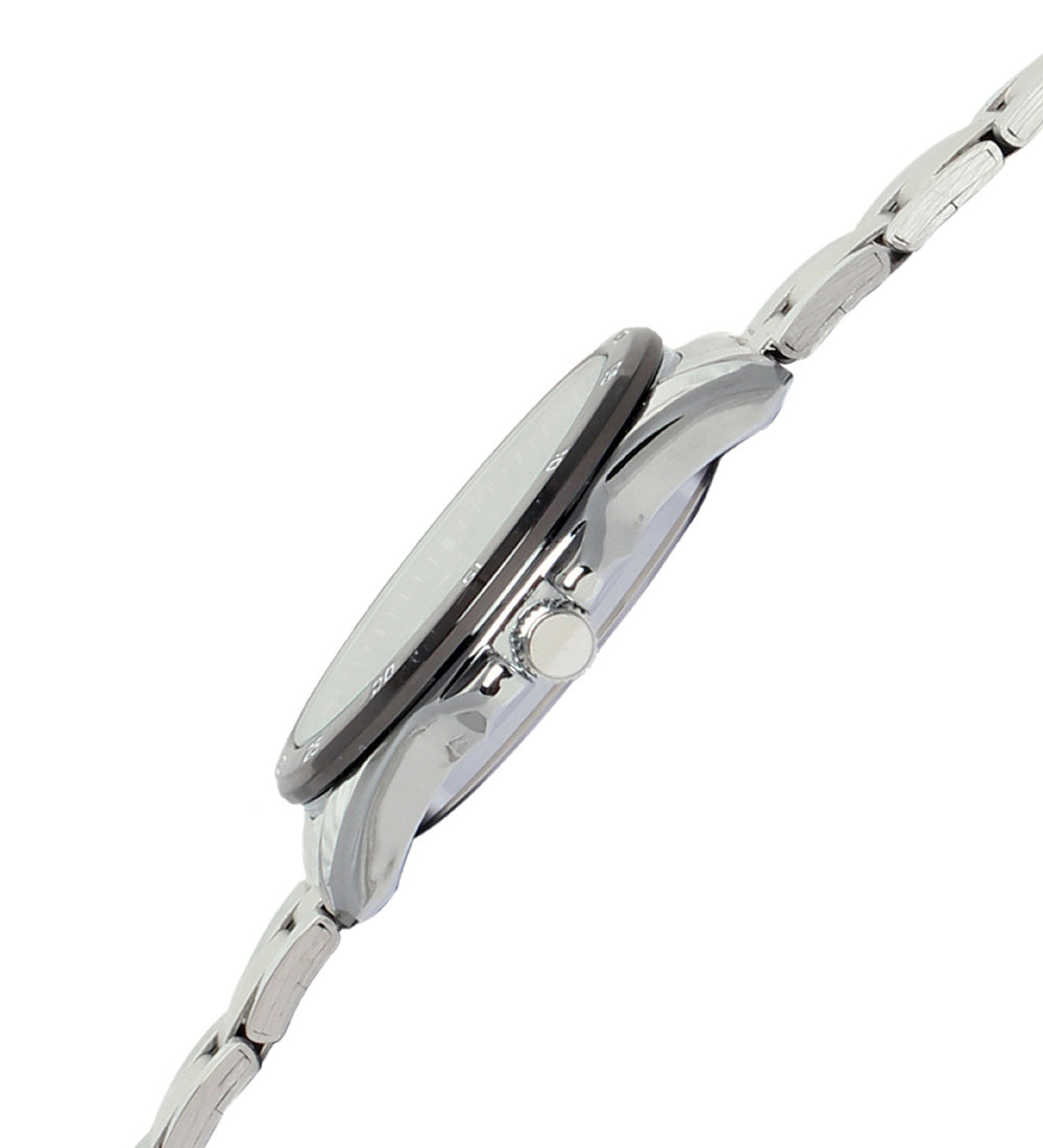 Mayhem Analog Watch - For Men / Silver Chain / Black Dial (MAY-W-015 )