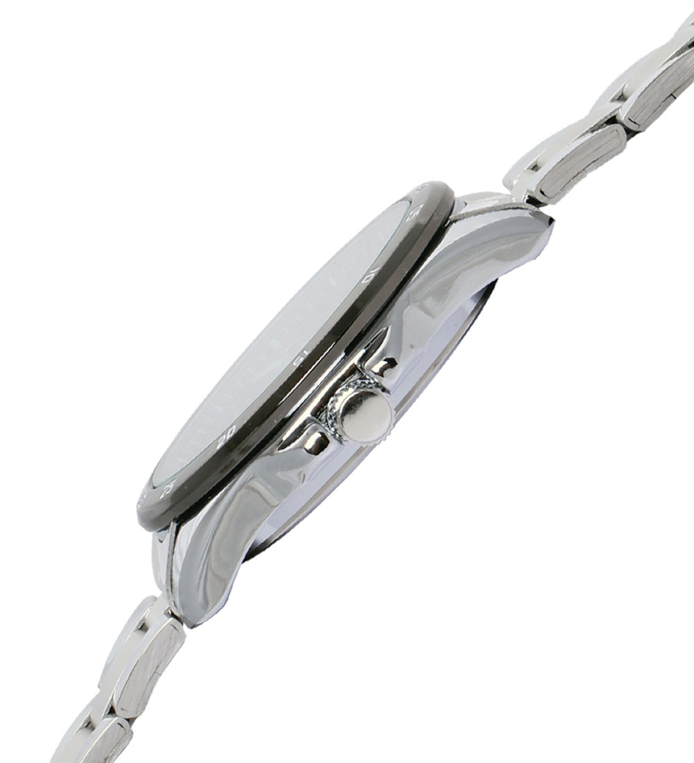 Mayhem Analog Watch - For Men / Silver Chain / Black Dial (MAY-W-016 )
