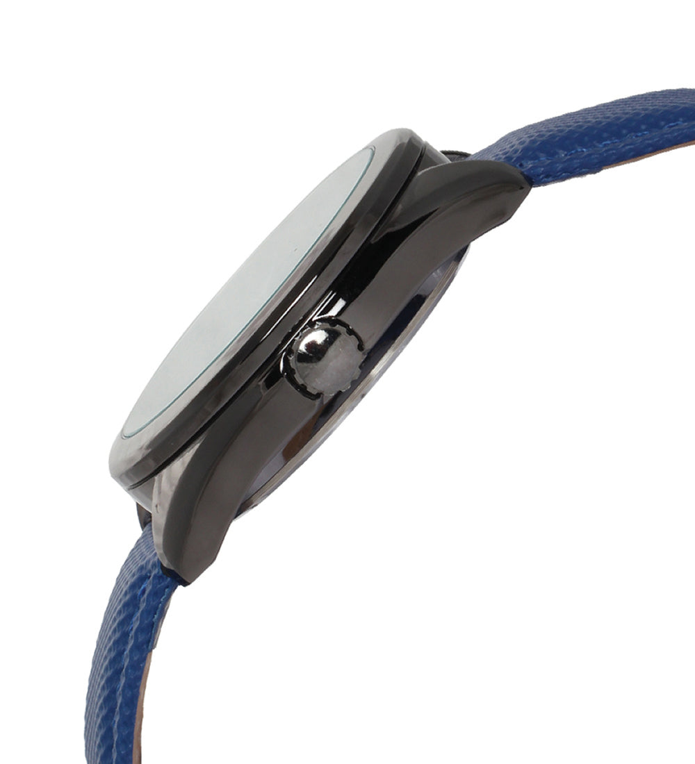 Mayhem Analog Watch - For Men / Blue Strap / Black Dial (MAY-W-027)