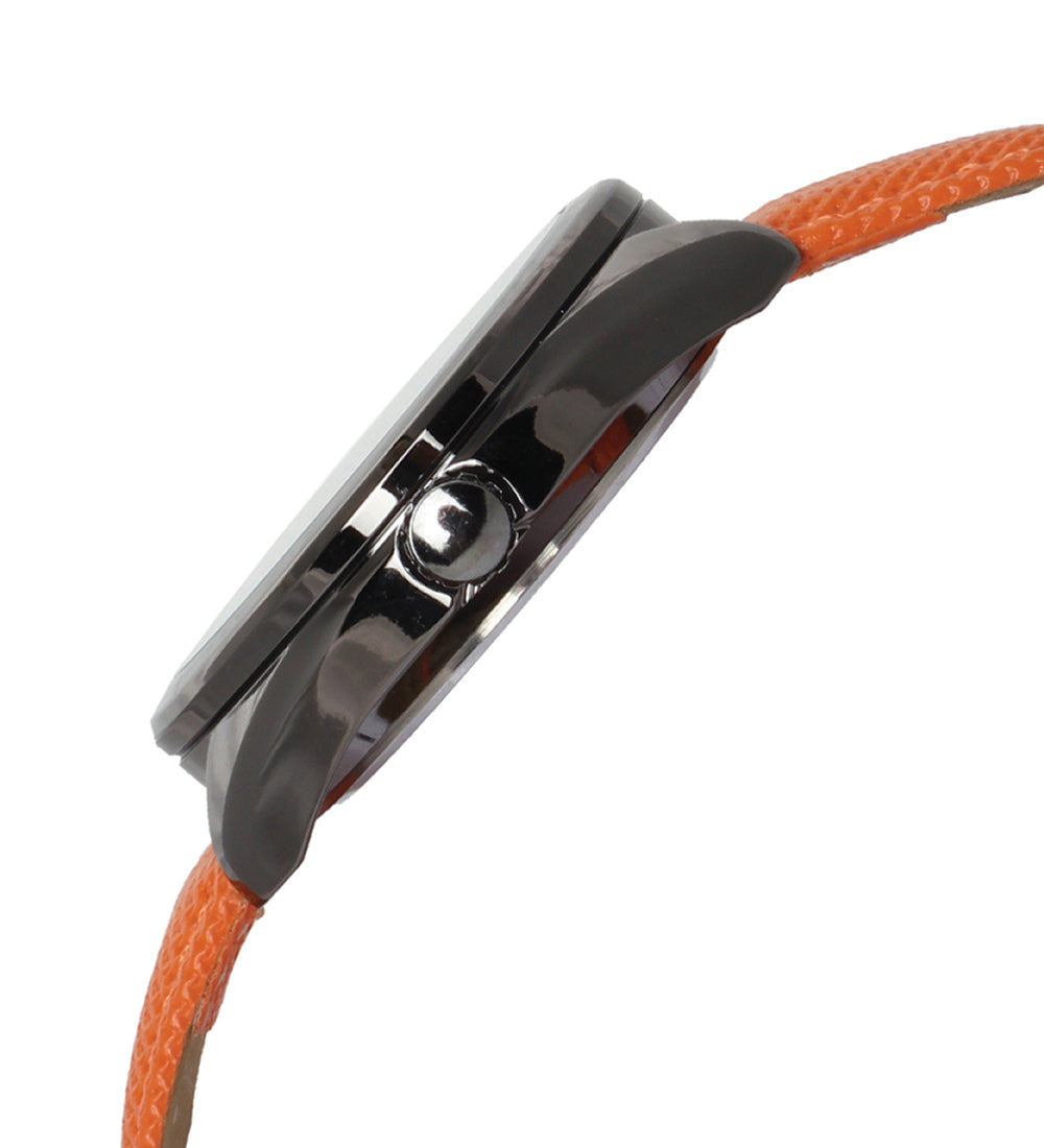Mayhem Analog Watch - For Men / Orange Strap / Black Dial (MAY-W-028)
