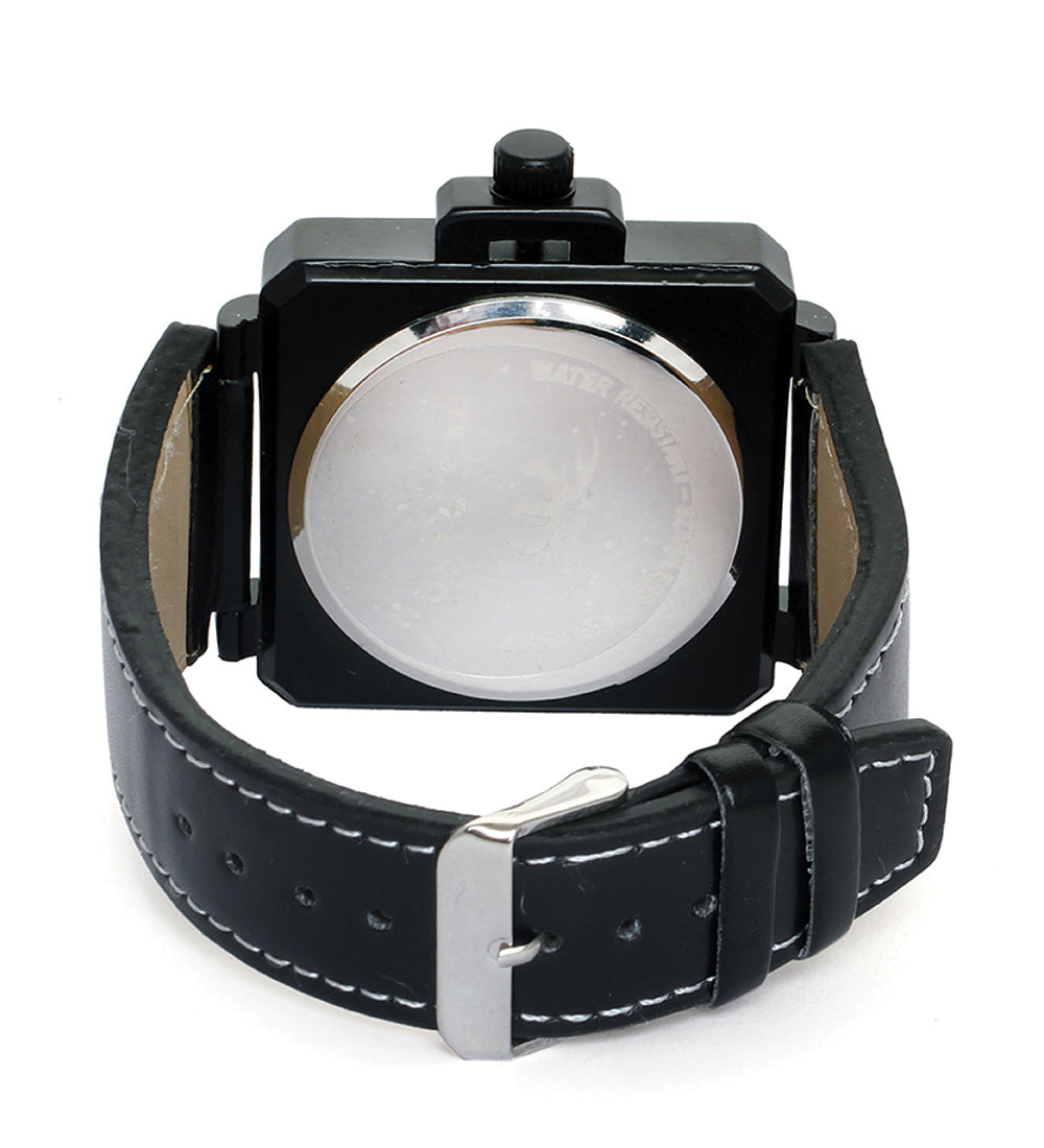 Mayhem Analog Watch - For Men / Black Strap / Black Dial (MAY-W-030)