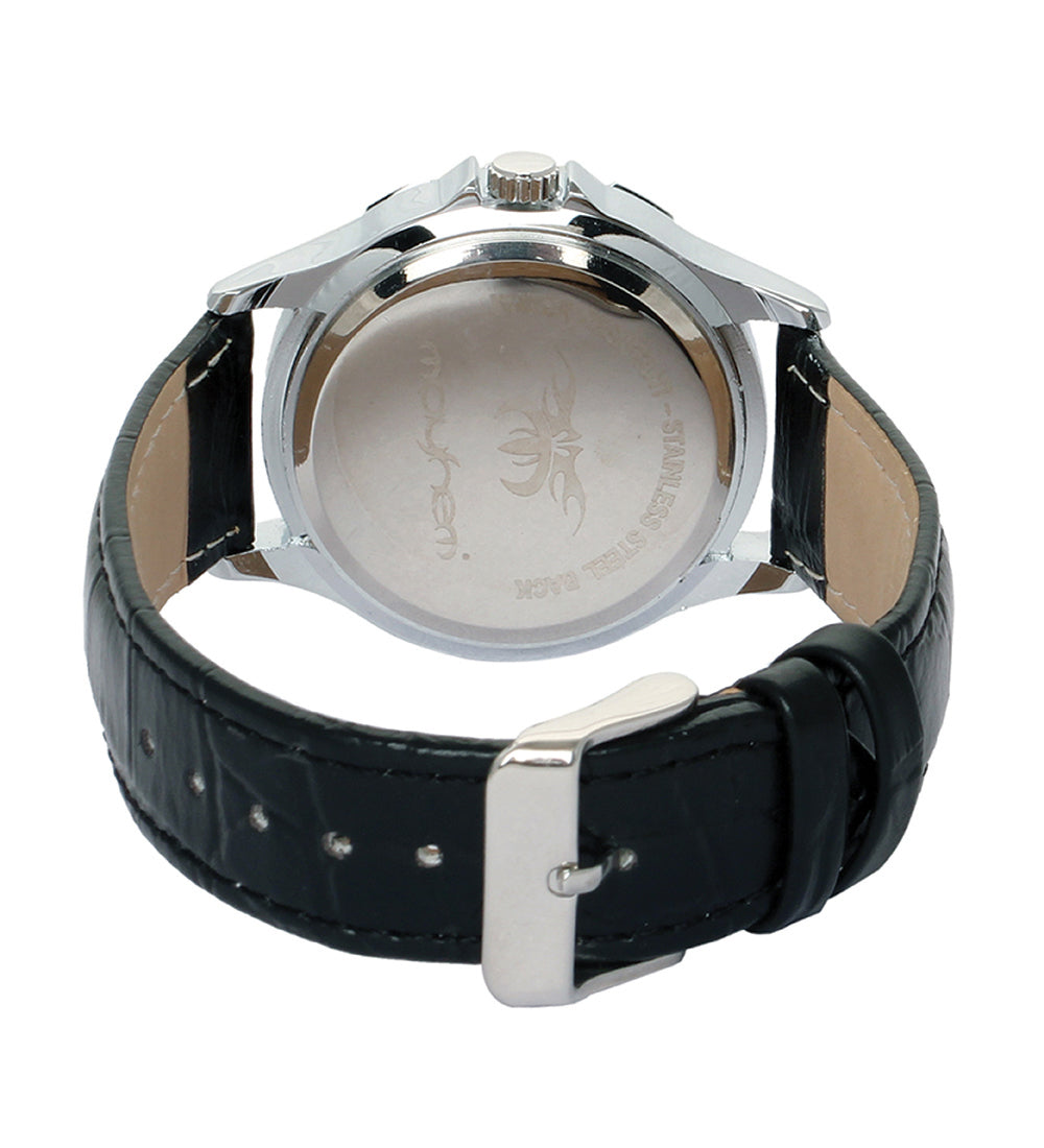 Mayhem Analog Watch - For Men / Black Strap / Black Dial (MAY-W-032)