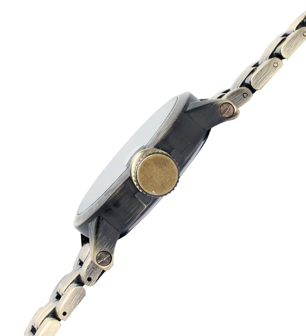 Mayhem Analog Watch - For Men / Bronze Chain / Black Dial (MAY-W-036 )