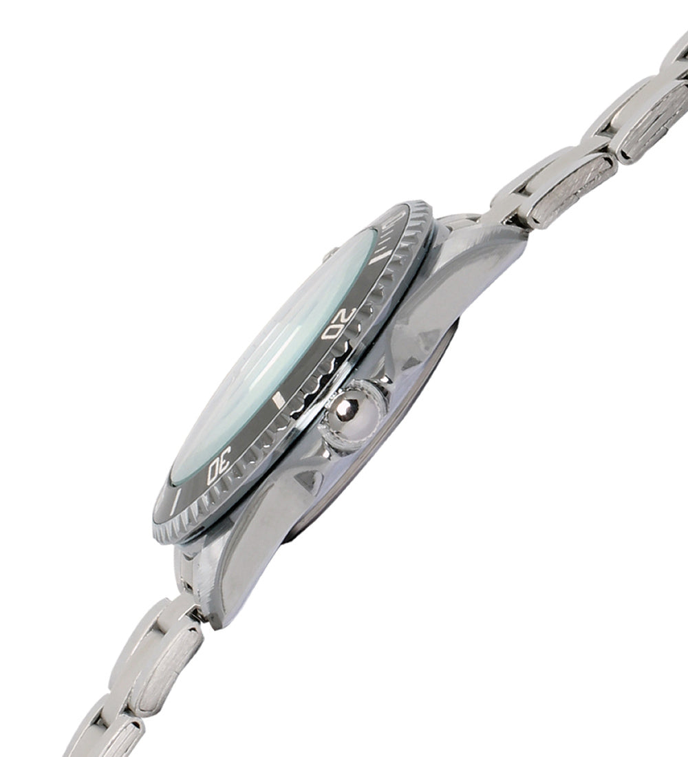 Mayhem Analog Watch - For Men / Silver Chain / White Dial (MAY-W-040 )