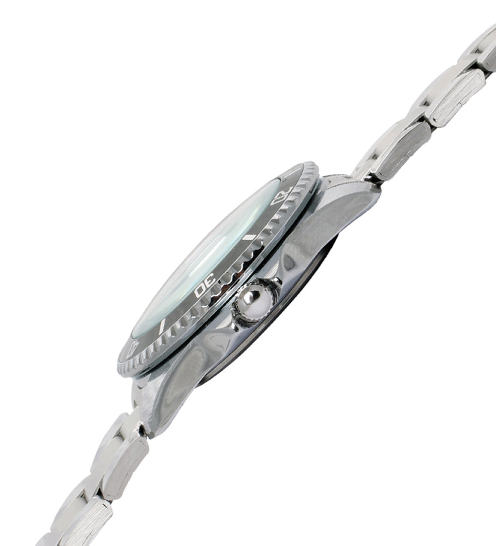 Mayhem Analog Watch - For Men / Grey Chain / Black Dial (MAY-W-041 )
