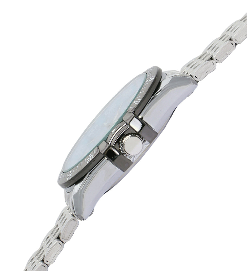 Mayhem Analog Watch - For Men / Silver Chain / Blue Dial (MAY-W-052 )