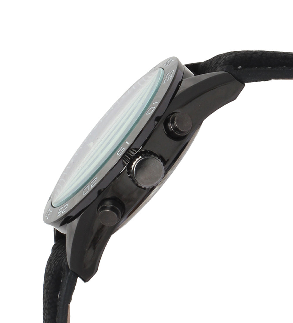 Mayhem Analog Watch - For Men / Black Strap / Blue Dial (MAY-W-054)