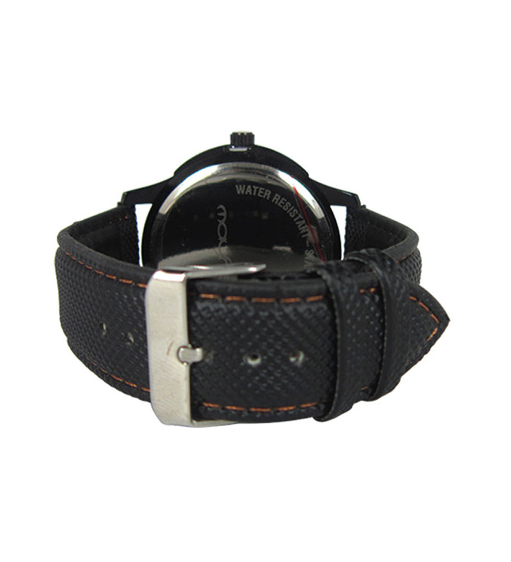 Mayhem Analog Watch - For Men / Black Strap / Black Dial (MAY-W-060)