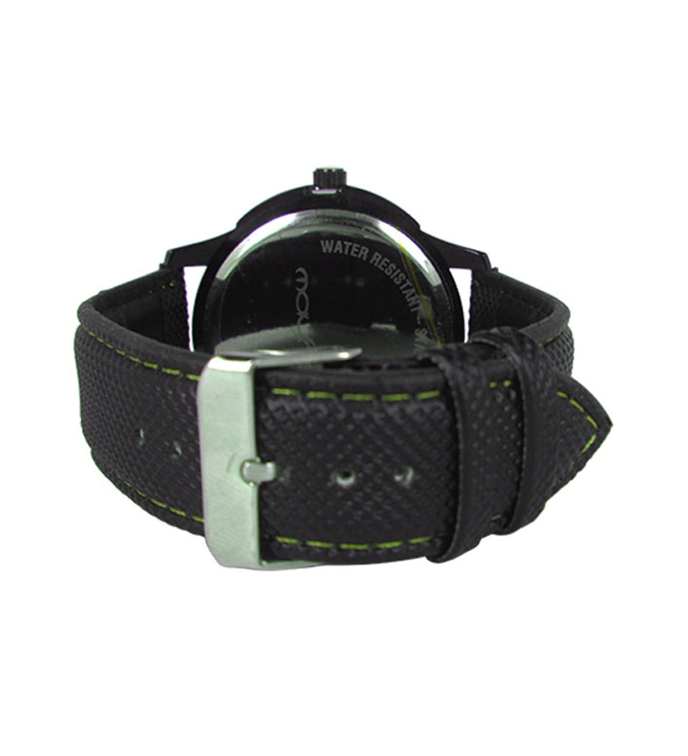 Mayhem Analog Watch - For Men / Black Strap / Black Dial (MAY-W-061)