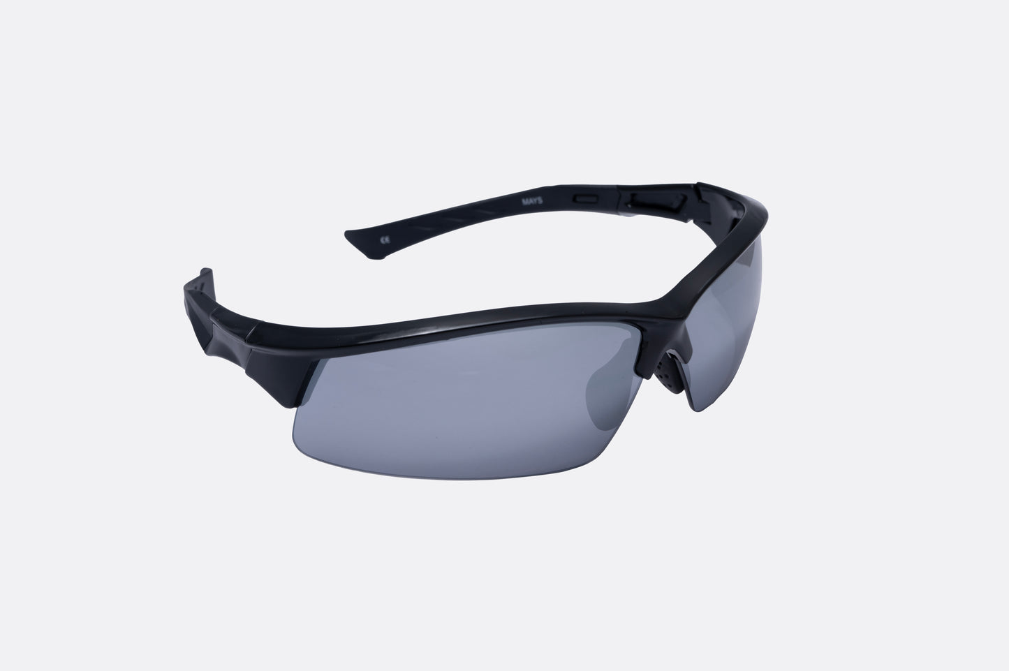 Mayhem Sports Sunglass UV Protected Men & Women - Frame Black/Lens Grey (MAYS-SP1011)