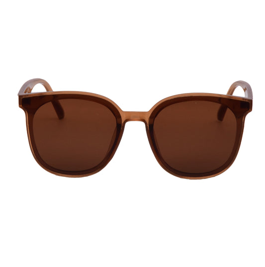 Mayhem Sunglasses Wayfarer UV Protected Men & Women - Frame Crystal Brown/Lens Brown ( MAYS-2024 )