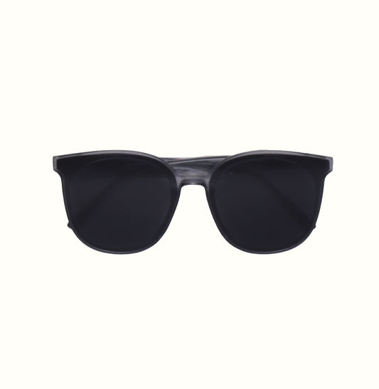 Mayhem Sunglasses Wayfarer UV Protected Men & Women - Frame Crystal Black/Lens Smoke ( MAYS-2023 )