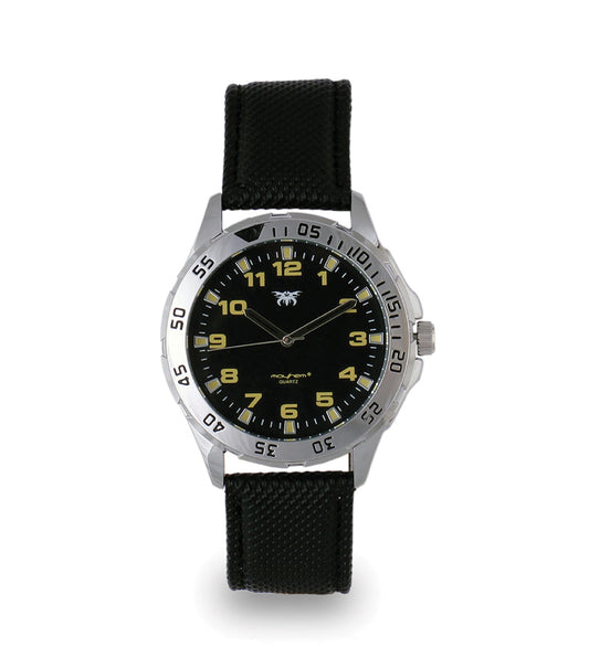 Mayhem Analog Watch  - For Men / Black Strap / Black Dial   (MAY-W-022)