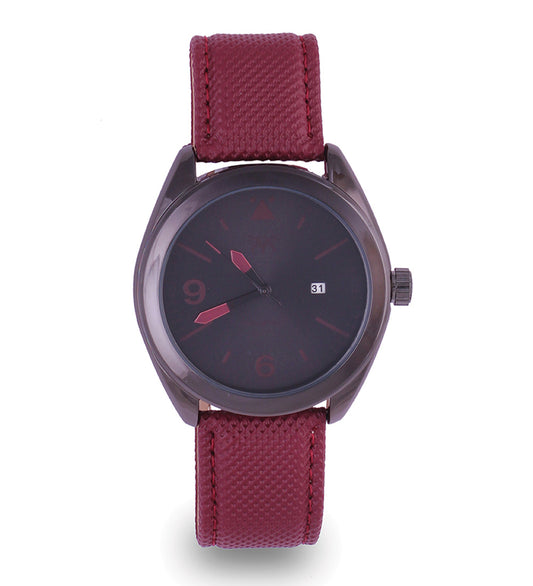 Mayhem Analog Watch  - For Men / Red Strap / Black Dial (MAY-W-029)