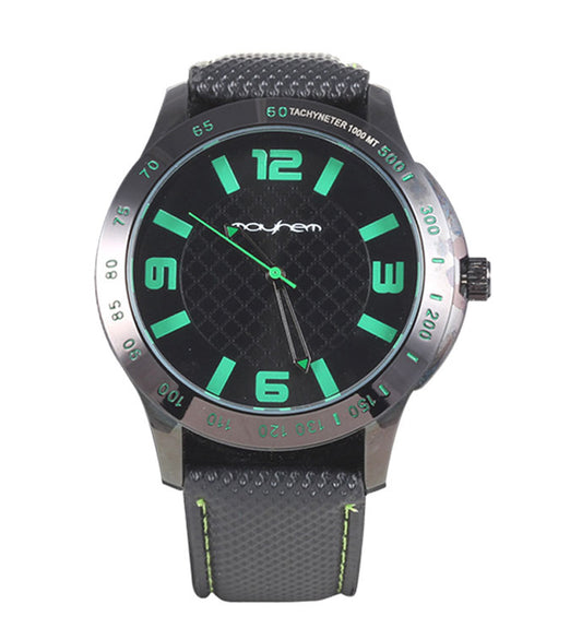 Mayhem Analog Watch  - For Men / Black Strap / Black Dial (MAY-W-061)