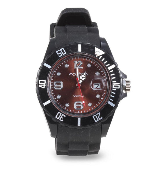 Mayhem Analog Watch  - For Men / Black Strap / Copper Dial  (MAY-W-067C)